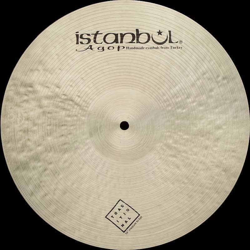 Istanbul Agop Traditional 14" Medium Hi-Hat 1010/1170 g image 1