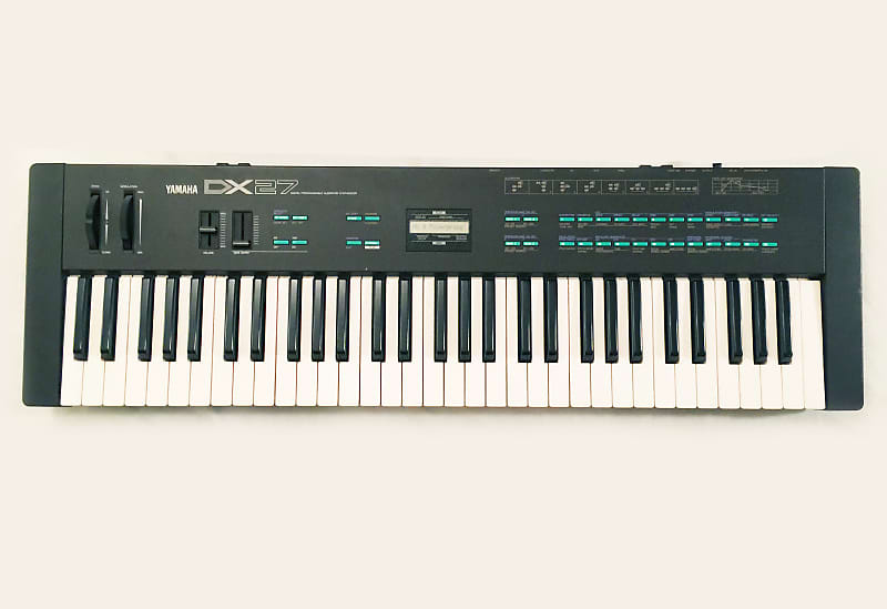 YAMAHA DX-27 Vintage FM Synthesizer Made in JAPAN - 1985. Great Condition ! image 1