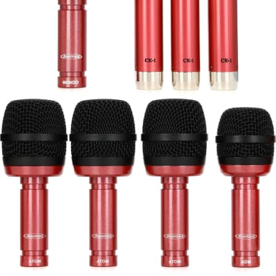 Avantone Pro CDMK-8 Drum Microphone Kit  Bundle with Avantone Pro ATOM Dynamic Tom Microphone image 2