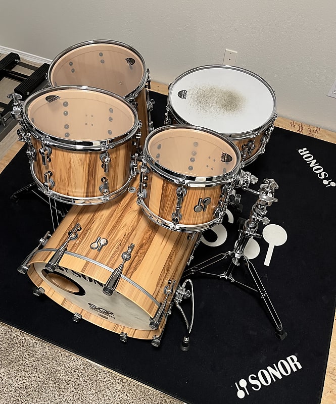 Sonor SQ2 - 5 PIECE AMERICAN WALNUT SEMI GLOSS | Reverb Sonor SQ2 - 5 PIECE AMERICAN WALNUT SEMI GLOSS | Reverb
