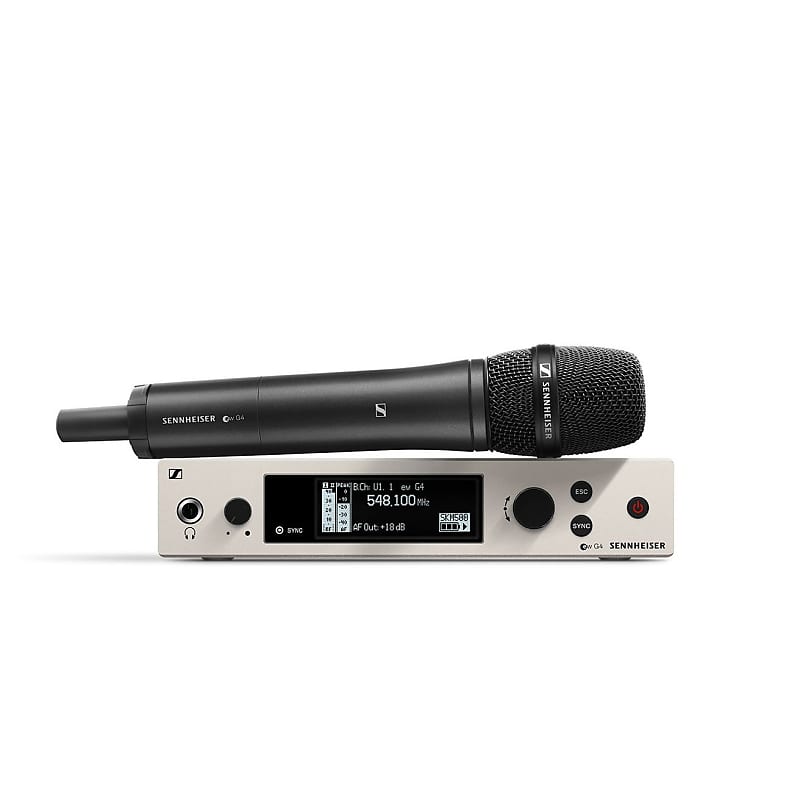 Sennheiser EW 500 G4-965 Pro Level wireless handheld transmitter and receiver. image 1