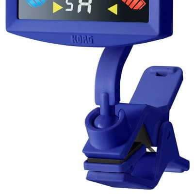 Korg AW4G-IN PitchCrow-G Clip-On Guitar/Bass Tuner (Indigo) image 1