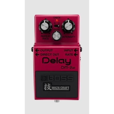 Reverb.com listing, price, conditions, and images for boss-dm-2w-delay-waza-craft