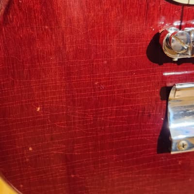 Vintage 1967 Epiphone Olympic Double Cherry w/ OHSC & Original Parts image 11