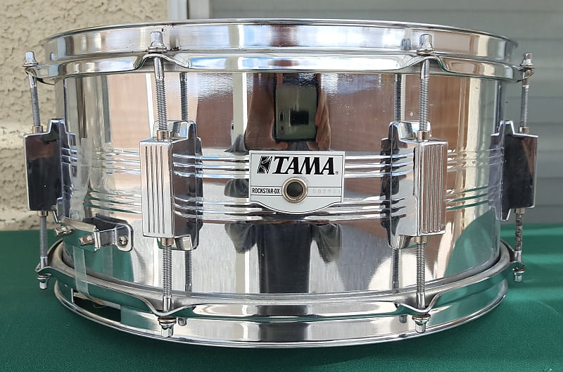 Tama RS-106 Rockstar 6.5x14" 8-Lug Chrome Steel Snare Drum 1988 - 1994 image 3