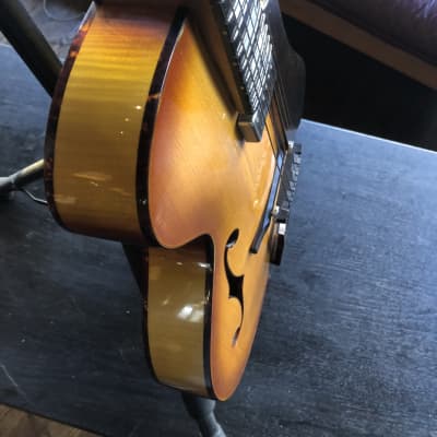 Handmade Danche Archtop Jazz Guitar 2018 Sunburst image 4