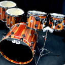 DW 10/12/14/16/22 Collectors Series Exotic Drum Set - Rare Padauk.