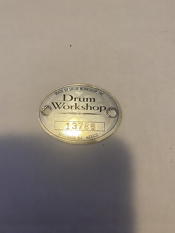 DW drum badge Reverb