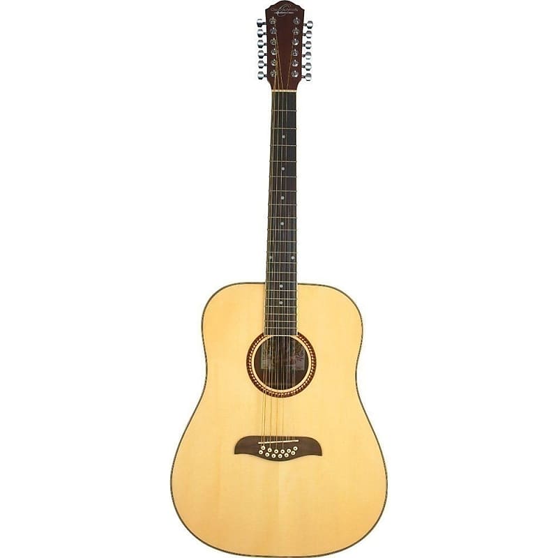 Oscar Schmidt 12 String Acoustic Guitar Model OD312-A  with Spruce Top - Natural image 1