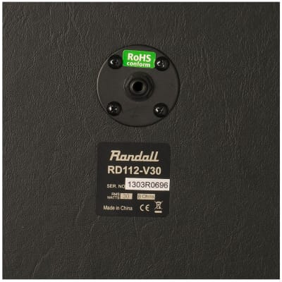 Randall RD112-V30 1x12 Guitar Cabinet With Celestion Vintage 30 Guitar Cabinet image 2