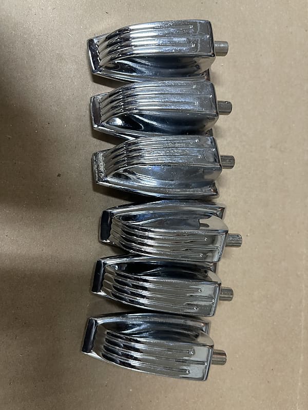 Ludwig Drum Vintage large classic bass drum lugs lot of 6 Reverb