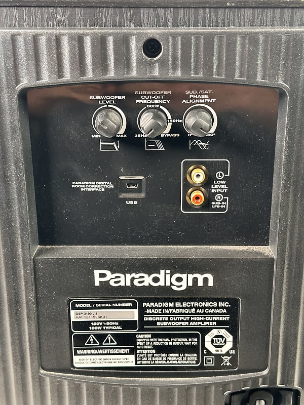 Paradigm DSP-3100 V.2 Discrete Output High-Current 600 watt Paradigm DSP-3100 V.2 Discrete Output High-Current 600 watt