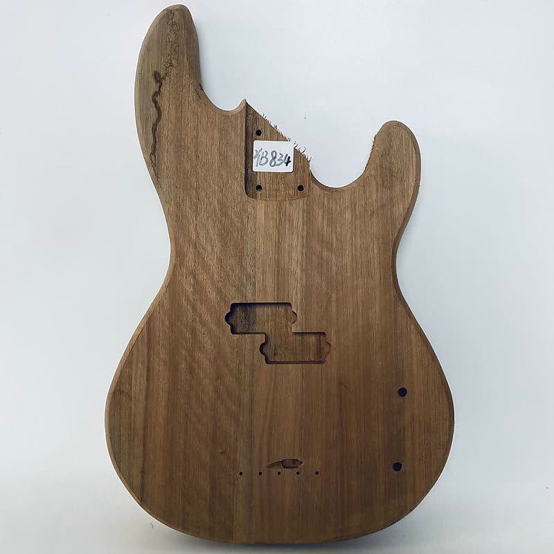 Solid Mahogany Wood 4 String Bass Guitar Body Reverb Australia