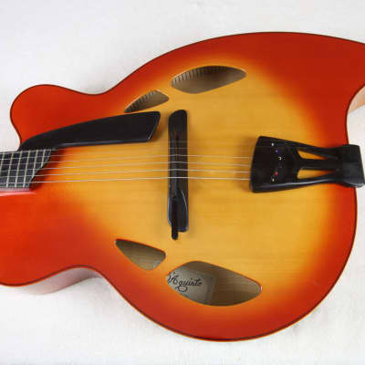 RARE 2008 D'Aquisto DA-TD Teardrop Acoustic Archtop Guitar (MIJ Aria / Terada) Cherry Sunburst, w/Case for sale