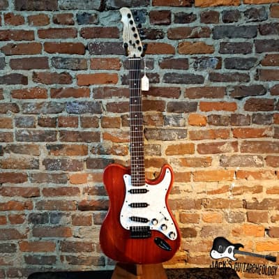 Weeping Willow Lutherie Custom T/S-Style Hybrid Electric Guitar (2000s - Red Trans) image 2