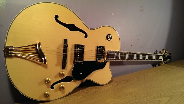 Samick Greg Bennett JZ 203 Archtop Jazz Guitar JZ203 Quilted Maple Korea