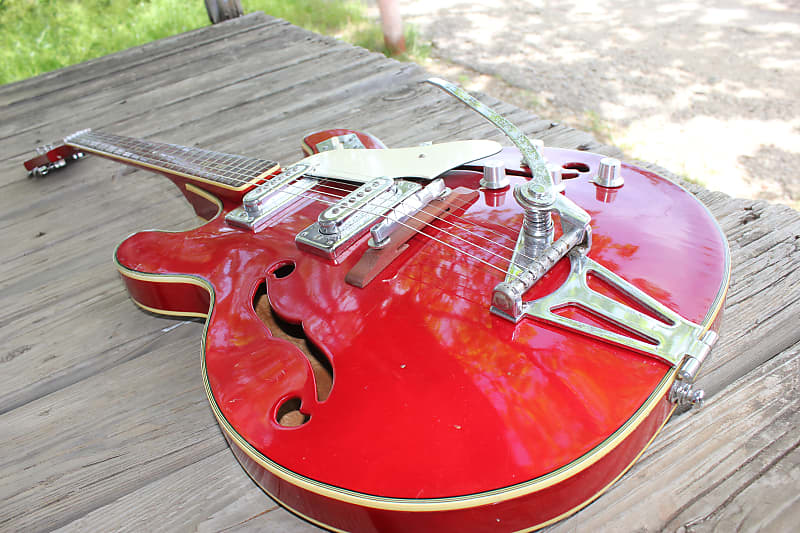 Greco EG-135 Hollowbody 60's - Red | Reverb