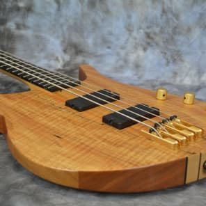 Rare 2008 Parker PB61 "Hornet" Bass feat. Spalted Maple Top image 11