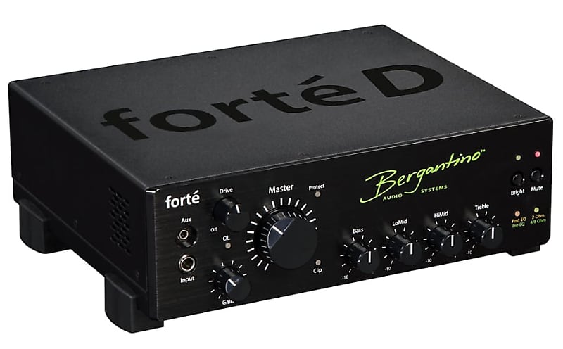 Forte D World Beating Lightweight 800W RMS Bass Amplifier Head image 1