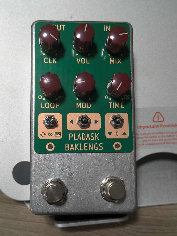 Pladask Elektrisk Baklengs