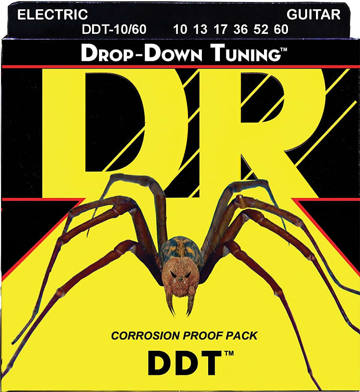 DR DDT-10/60 Drop Down Tuning Electric Guitar Strings 10-60 image 1