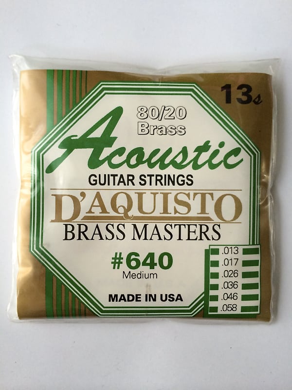 D'Aquisto ACOUSTIC BRASS MASTERS 640M image 1