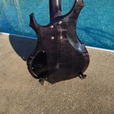 ESP Forest TCM Bass NAMM Show Prototype Trans Black Early Example Rare image 10