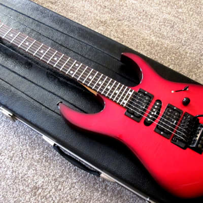 Ibanez RG570FM TM-Transparent Magenta / 1990, Japan / + Hard case