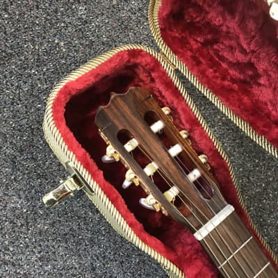 Alvarez AC60SC Classical Acoustic-Electric Guitar mid 2000s discontinued model in excellent condition with beautiful vintage hard case and key included. image 4