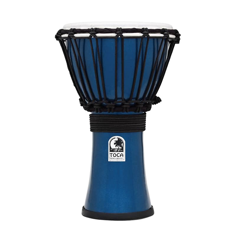 Toca Percussion TFCDJ-7MB ColorSound Djembe 7" (Blue) - Djembe Bild 1