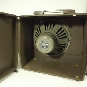 Jensen P12P Speaker Alnico 1959 vintage with Bell & Howell Cabinet & Bell Cover image 3