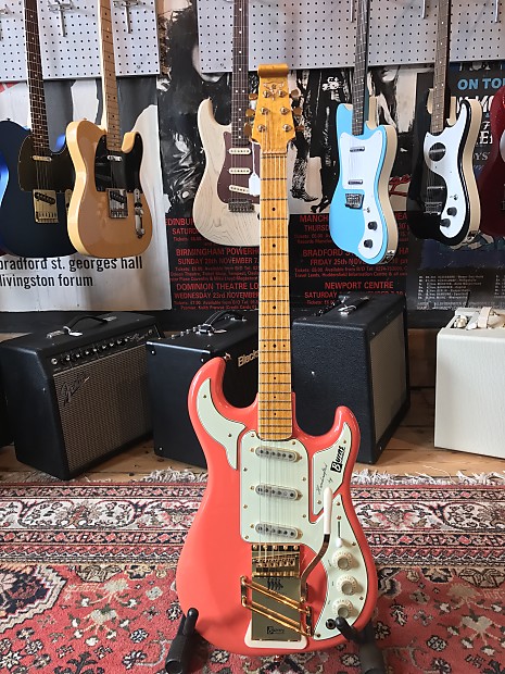 【2024年最新】海外限定の人気アイテム Custom Legend Shop Custom Burns Deluxe Reverb | Red Fiesta 2003 ギター