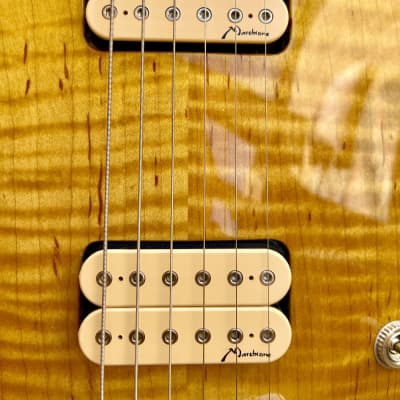Marchione Semi-Hollow Maple / Mahogany Guitar  --   Brazilian Rosewood Fingerboard  -- image 8