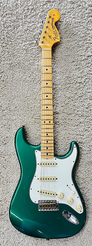 Fender Custom Shop 69 Strat Journeyman Relic Elec. Guitar - British Racing Green image 1