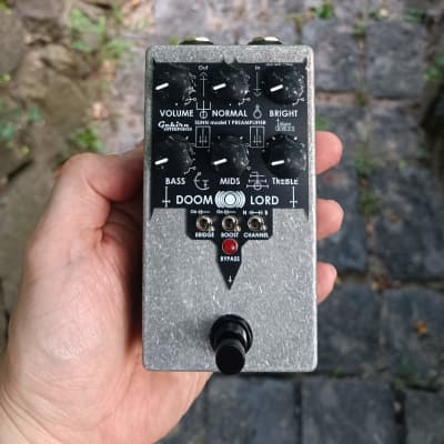 DIY DoomLord guitar pedal with Boost (inspired by Sunn model T Pre-Amp) 2025 - Alu / Black image 1