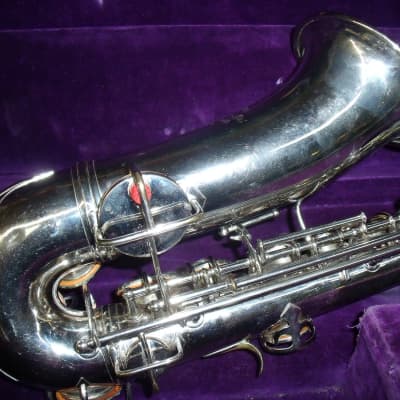 Conn New Wonder Series II Alto Saxophone Sax 1930's Nickel image 14