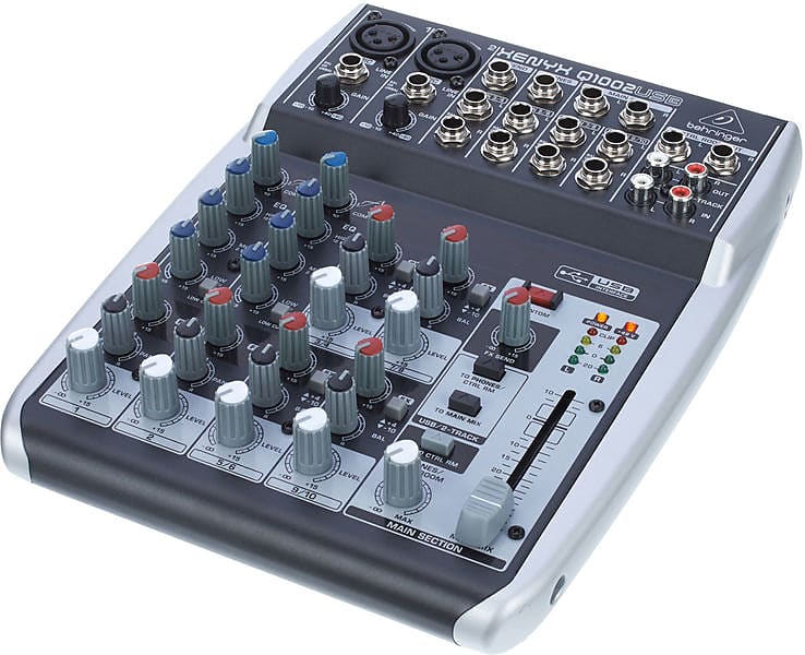 Behringer Xenyx Q1002USB 10-Input Mixer with USB Interface