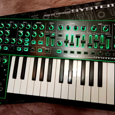 Roland SYSTEM-1 25-Key Plug-Out Synthesizer + Roland SH-101 PLUG-OUT Software Synthesizer2014 - Present - Black