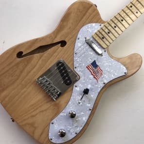 SX Thin Line T Style Electric Guitar - Beautiful Natural