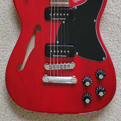 Fender Jim Adkins JA-90 Telecaster Thinline Electric Guitar, New TKL Gig Bag image 1