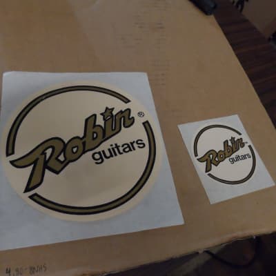 Vintage Robin Guitars Promotional Slap Stickers for sale
