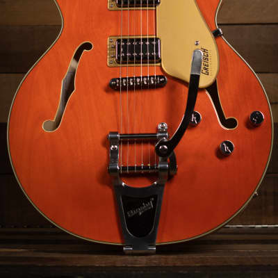 Gretsch G5622T Electromatic Center Block Double-Cut with Bigsby, Laurel FB, Orange Stain image 1