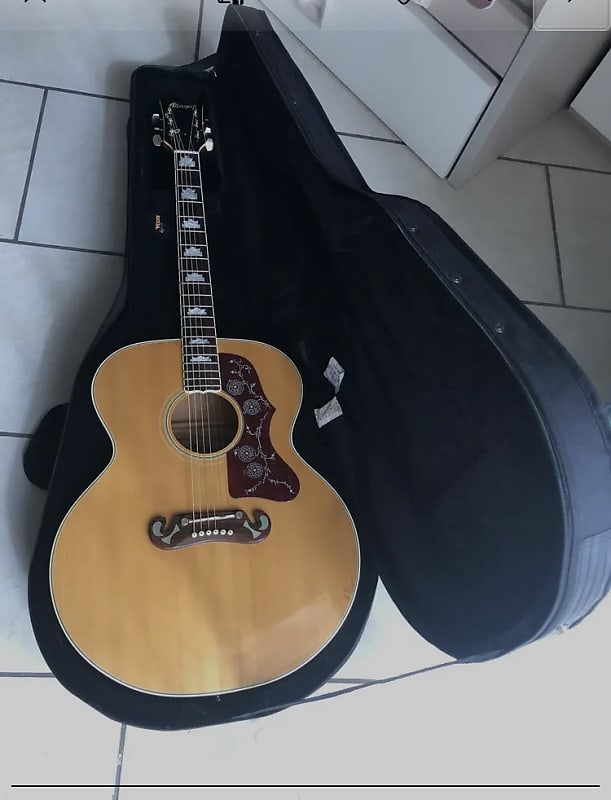 Maya MJ 200 Acoustic guitar Jumbo SJ gibson Rare Japan | Reverb