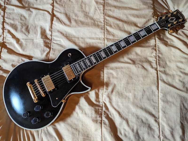 FGN Fujigen NLC-20 Les Paul Custom 2019 - Satin Matte Black - Japan