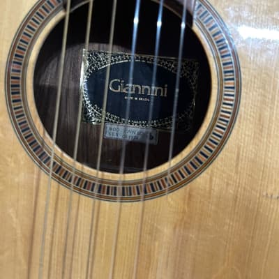 Giannini AWN 60 Nylon Acoustic Guitar 1974 - Brazilian Rosewood image 7