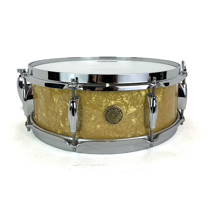 Gretsch Broadkaster 14x5.5 Snare Drum in Vintage Antique Pearl