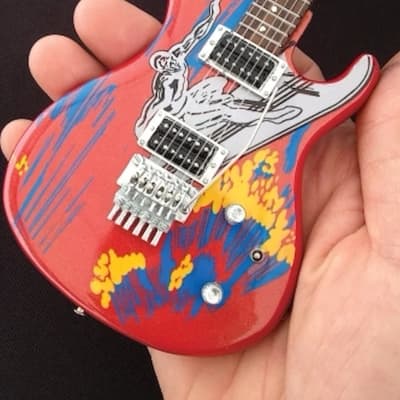 Joe Satriani Silver Surfer Model - Miniature Guitar Replica Collectible image 1