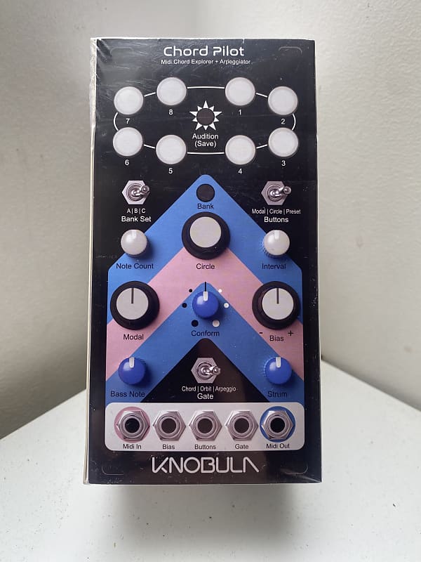 Knobula Chord Pilot Midi ユーロラック Knobula Chord Pilot Eurorack MIDI Chord and Arpeggio