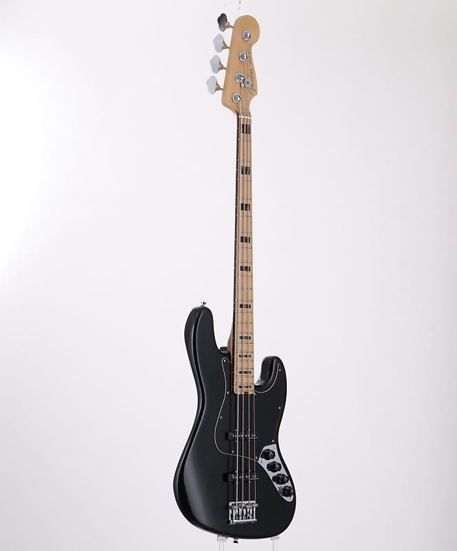 ベース　American Elite Jazz Bass Black Fender American Elite Jazz Bass - Black w/ Maple Fingerboard