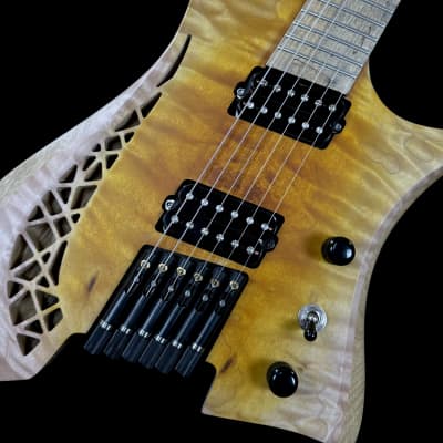 OD Guitars Minerva - High Grade Quilt Maple Top - Black Limba Body image 10
